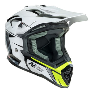 NITRO MX760 White/Grey/Fluro Green S