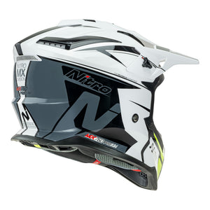 NITRO MX760 White/Grey/Fluro Green M