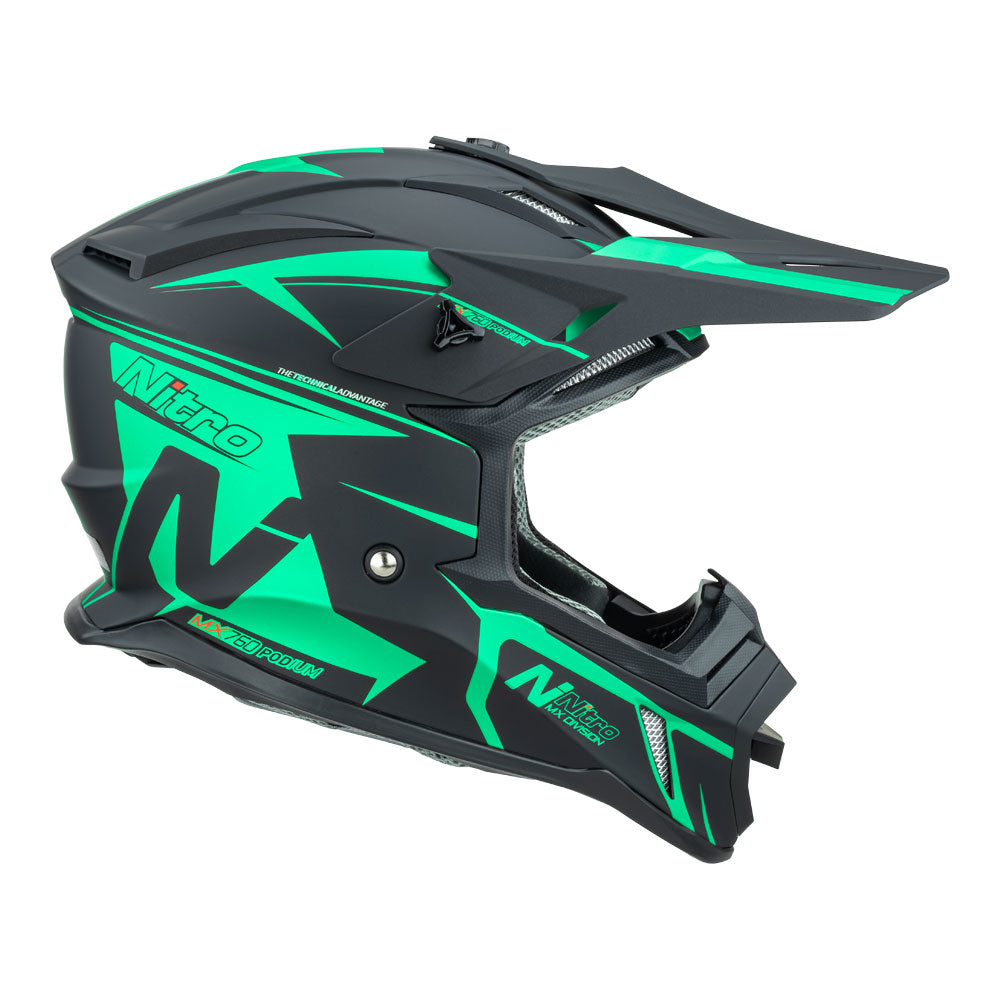 NITRO MX760 Satin Black/Teal S*