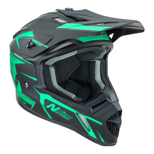 NITRO MX760 Satin Black/Teal XL*