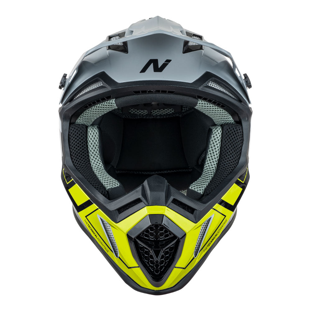 NITRO MX760 Gloss Silver/Grey/Black/Fluro L