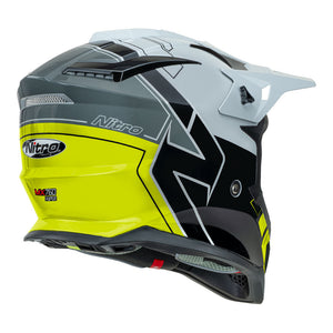 NITRO MX760 Gloss Silver/Grey/Black/Fluro L