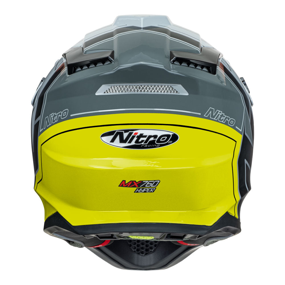 NITRO MX760 Gloss Silver/Grey/Black/Fluro L