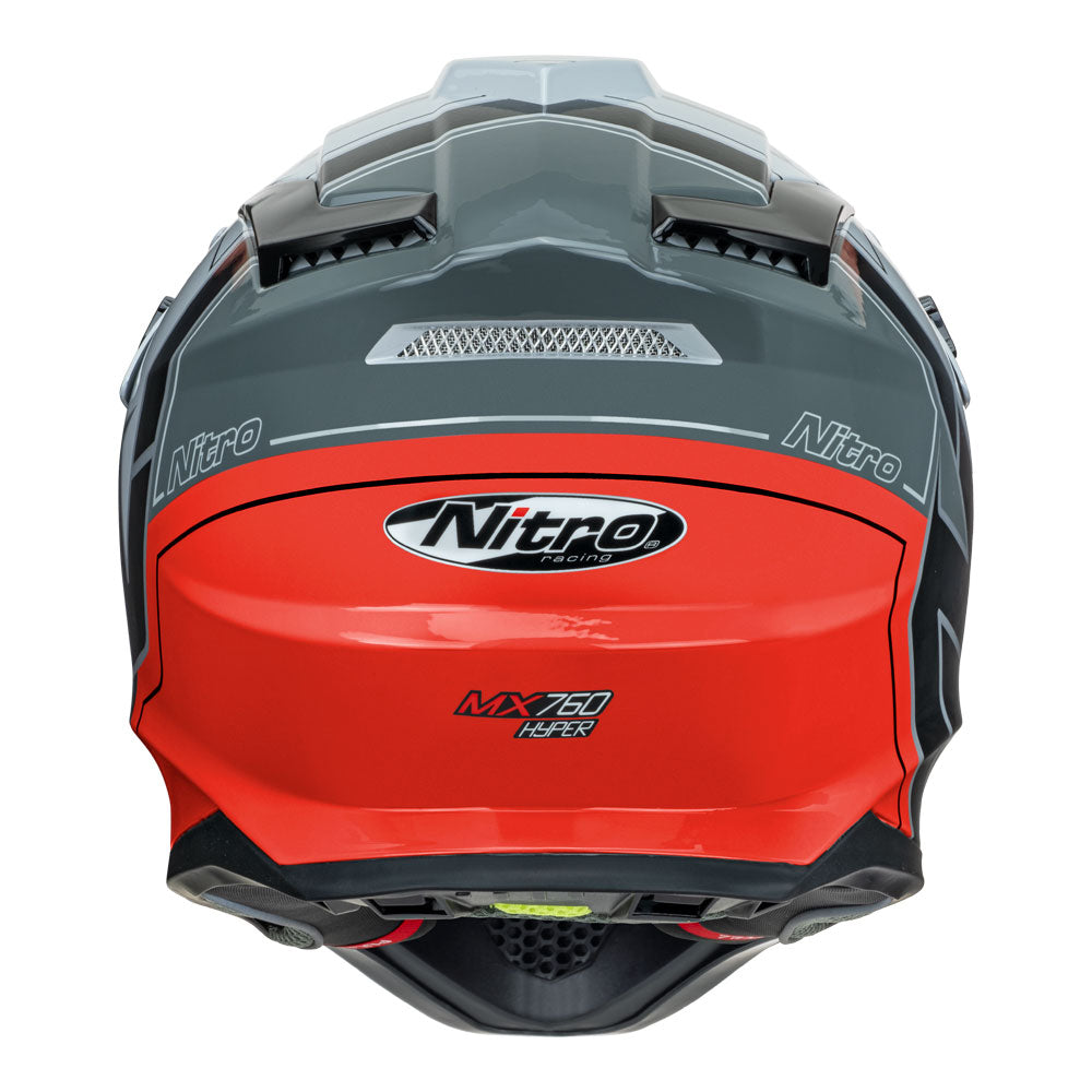 NITRO MX760 Gloss Silver/Grey/Black/Red S