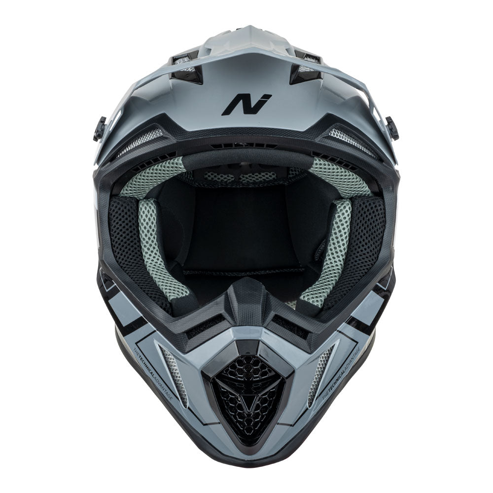 NITRO MX760 Gloss Silver/Grey/Black/Dark Grey M