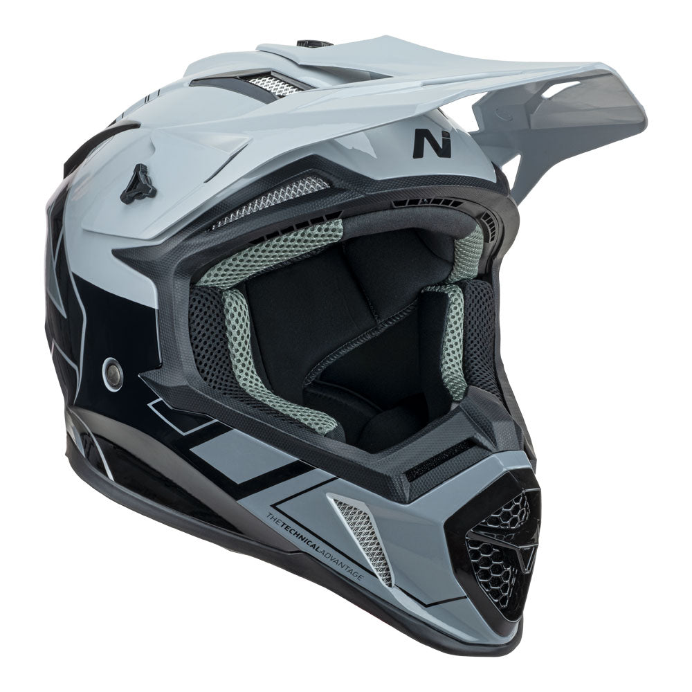 NITRO MX760 Gloss Silver/Grey/Black/Dark Grey M