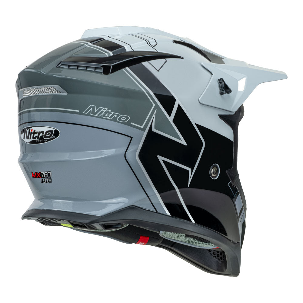 NITRO MX760 Gloss Silver/Grey/Black/Dark Grey M