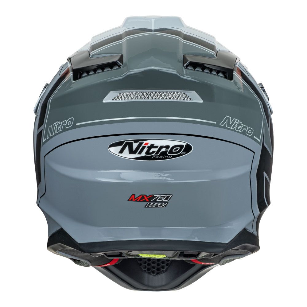 NITRO MX760 Gloss Silver/Grey/Black/Dark Grey M
