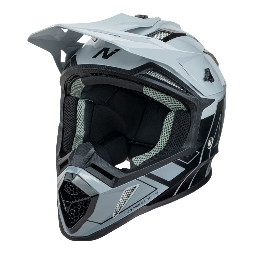 NITRO MX760 Gloss Silver/Grey/Black/Dark Grey M