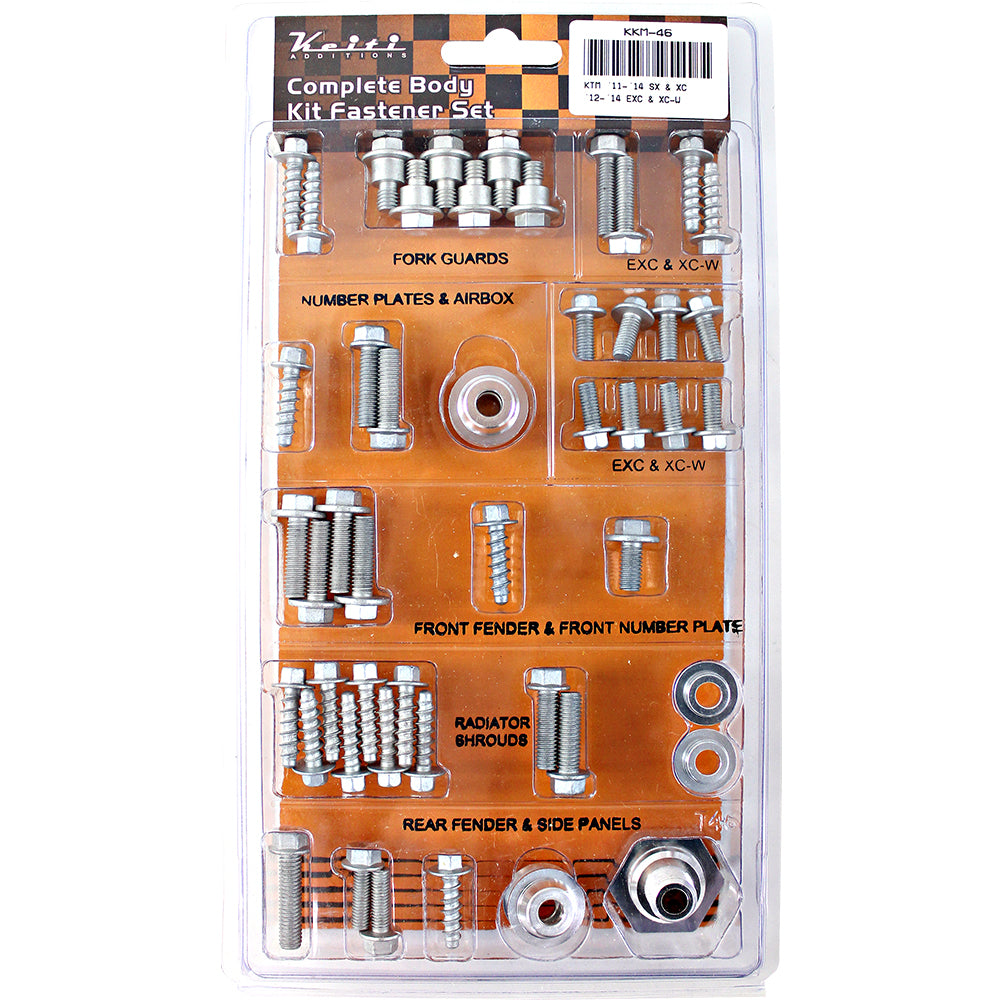 KEITI Complete Body Kit Fastener Set KTM