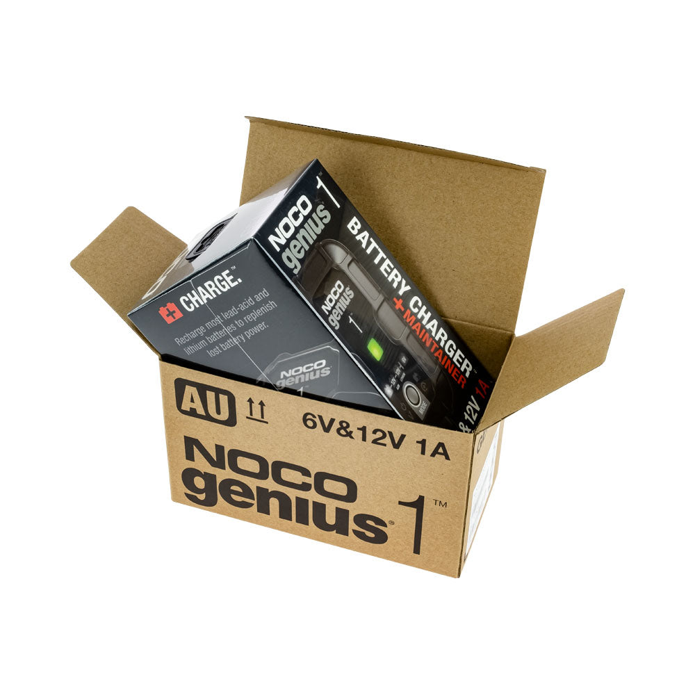 NOCO Battery Charger 1Amp 6/12v/Li/Lead