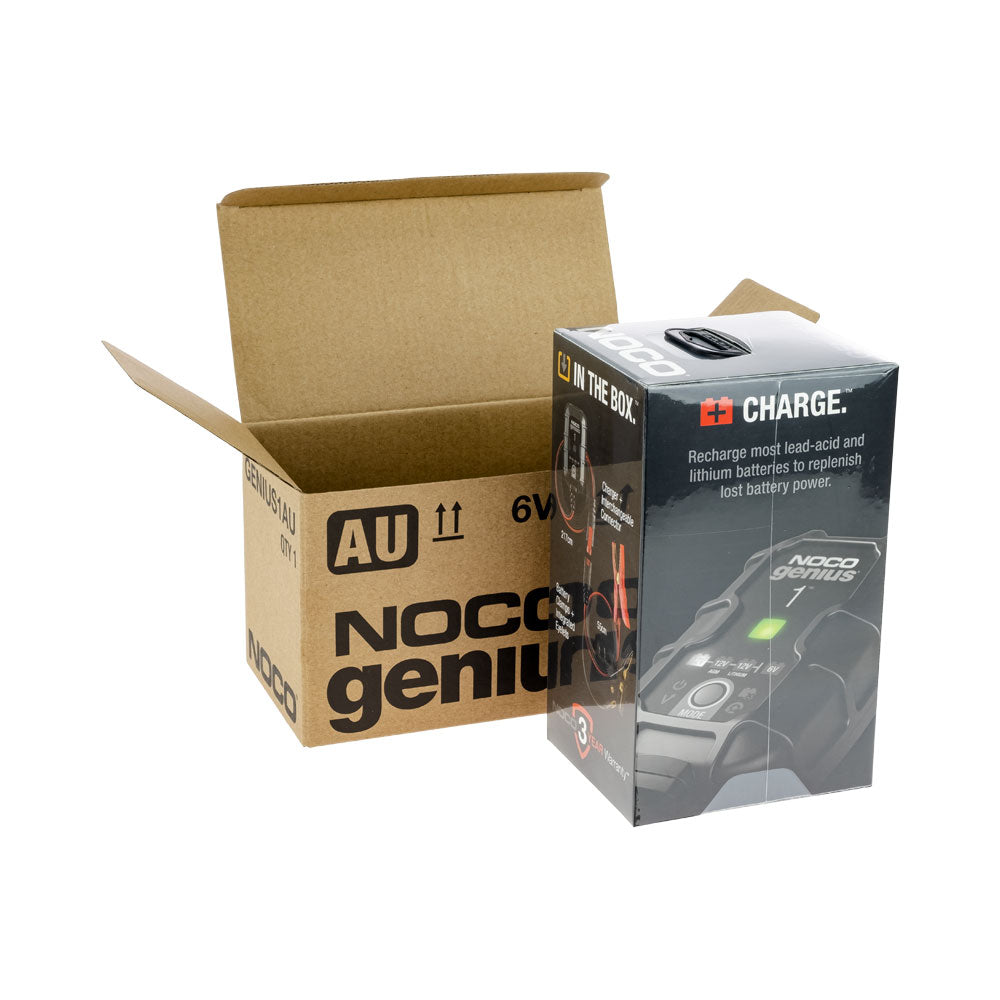 NOCO Battery Charger 1Amp 6/12v/Li/Lead