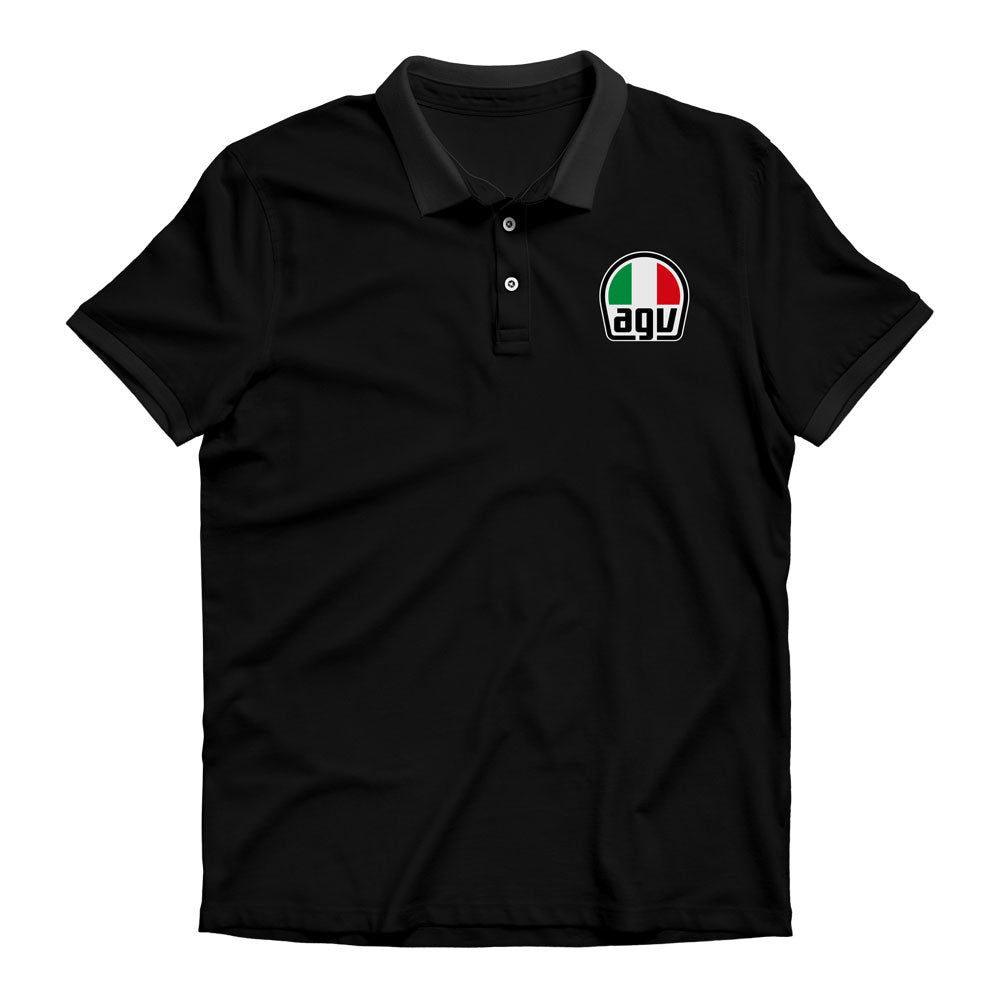 AGV Polo T-Shirt Black M