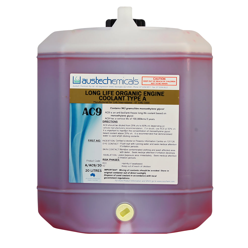 AC-9 Coolant Organic Concentrate Red 20L