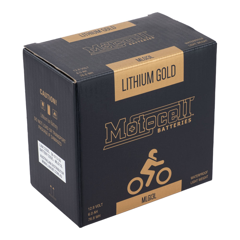 MOTOCELL Lithium Gold Battery MLG13L 75WH