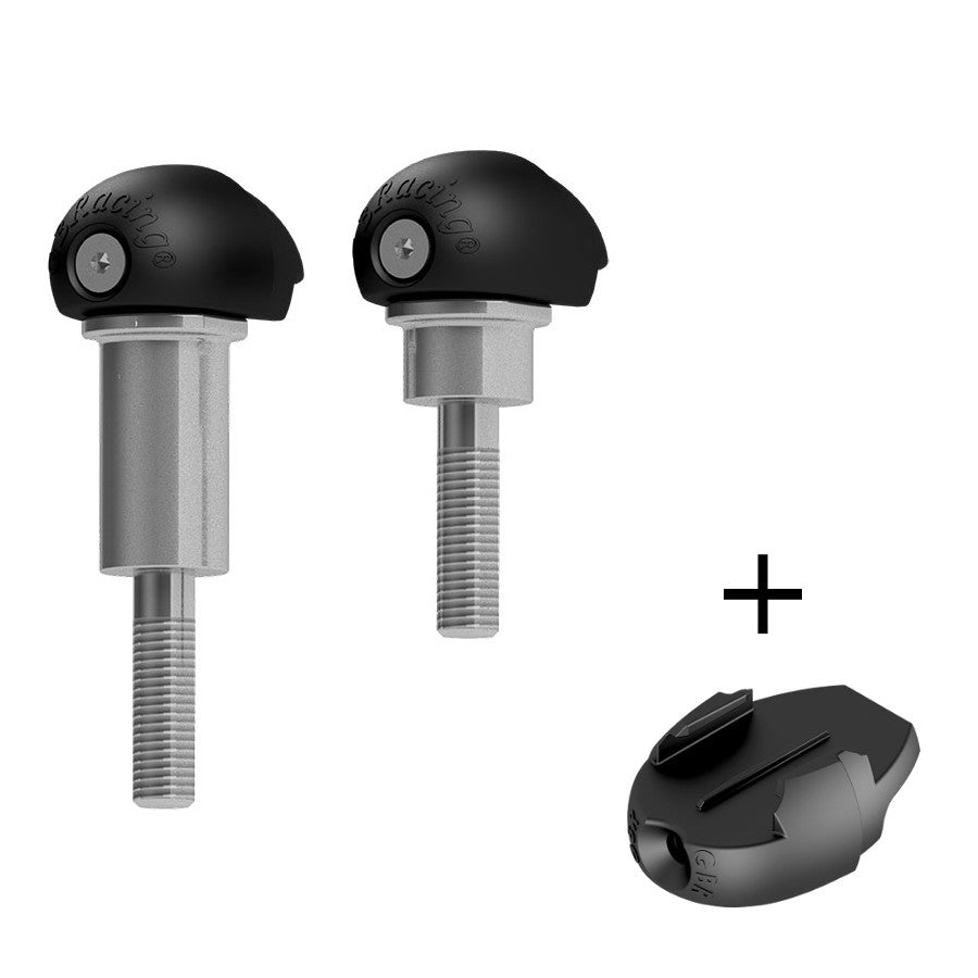 GBRacing Race Bullet Frame Sliders for Honda CBR1000RR-R GoPro™ Camera Mount bundle