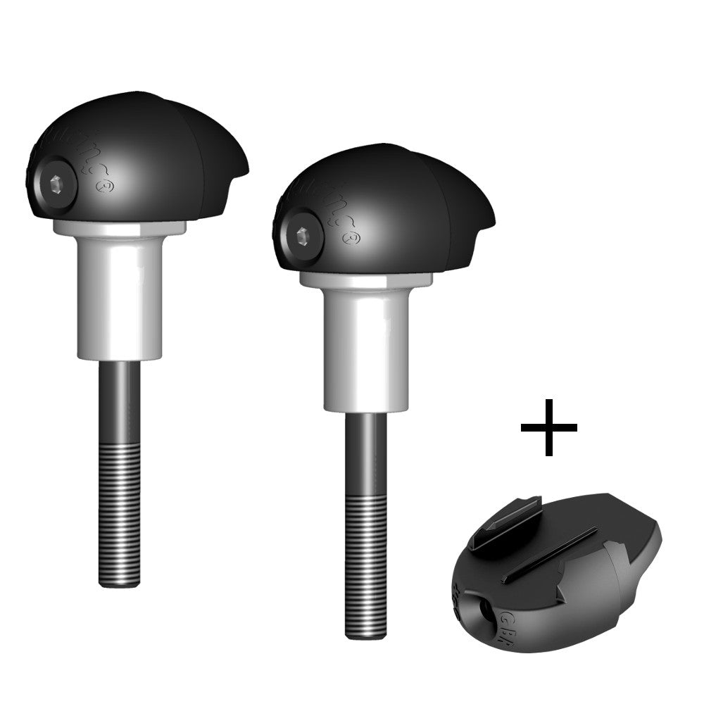 GBRacing Street Bullet Frame Sliders for Suzuki GSX-R 1000 GoPro™ Camera Mount bundle