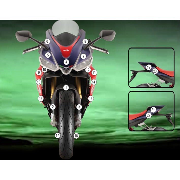 Eazi-Grip Paint Protection Film for Aprilia RS 660, gloss