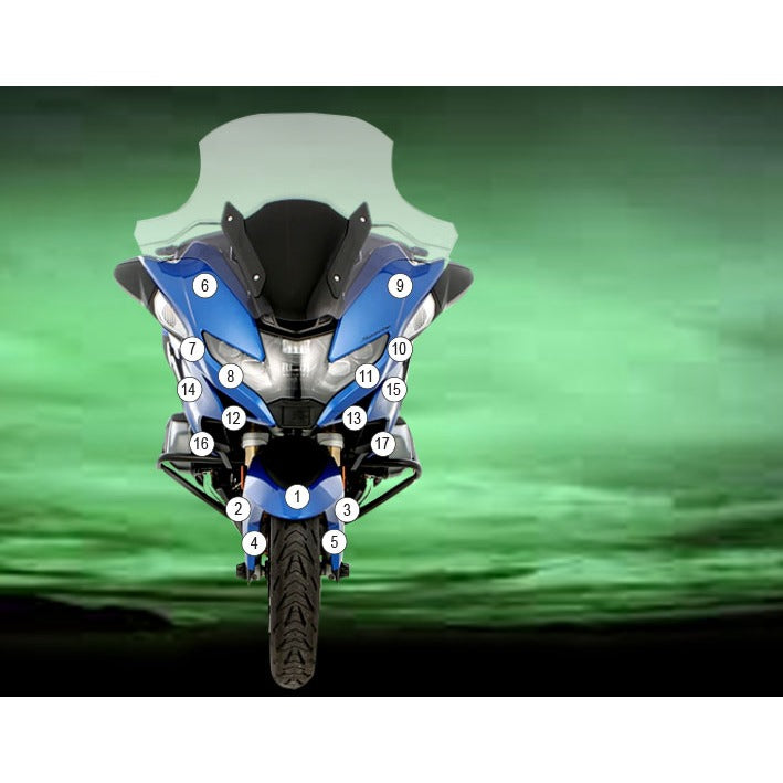 Eazi-Grip Paint Protection Film for BMW R1250RT, gloss