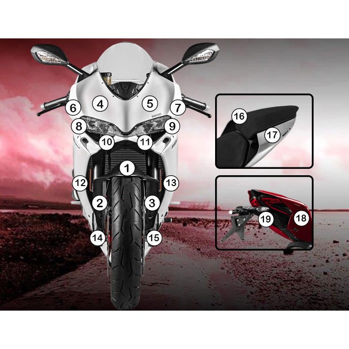 Eazi-Grip Paint Protection Film for Ducati Panigale 959, matte