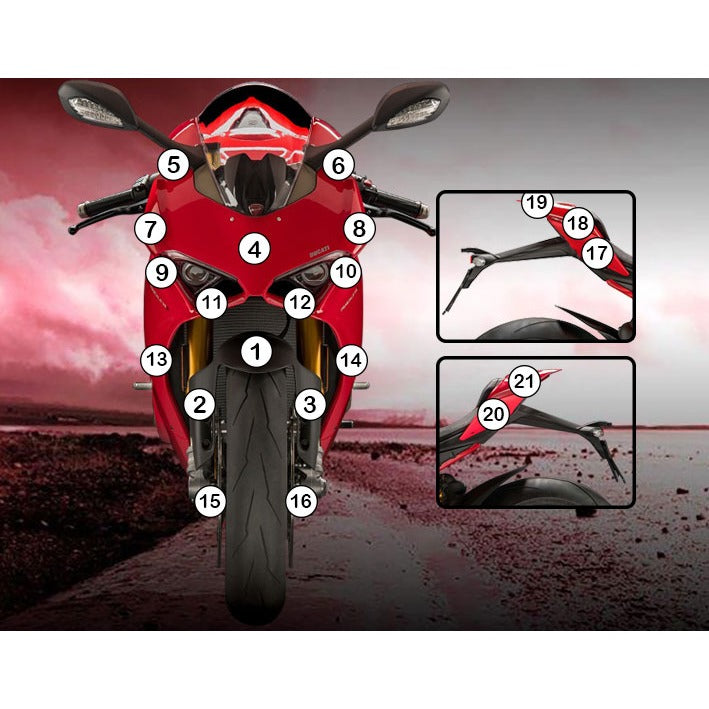 Eazi-Grip Paint Protection Film for Ducati Panigale V4, matte