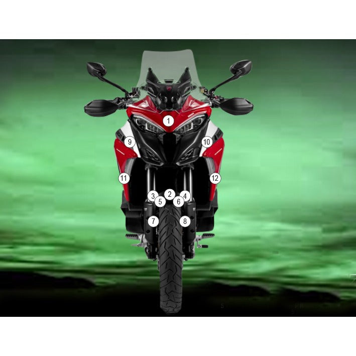 Eazi-Grip Paint Protection Film for Ducati Multistrada V4, matte