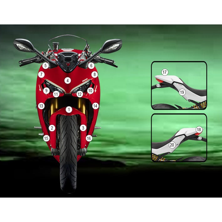 Eazi-Grip Paint Protection Film for Ducati SuperSport, gloss