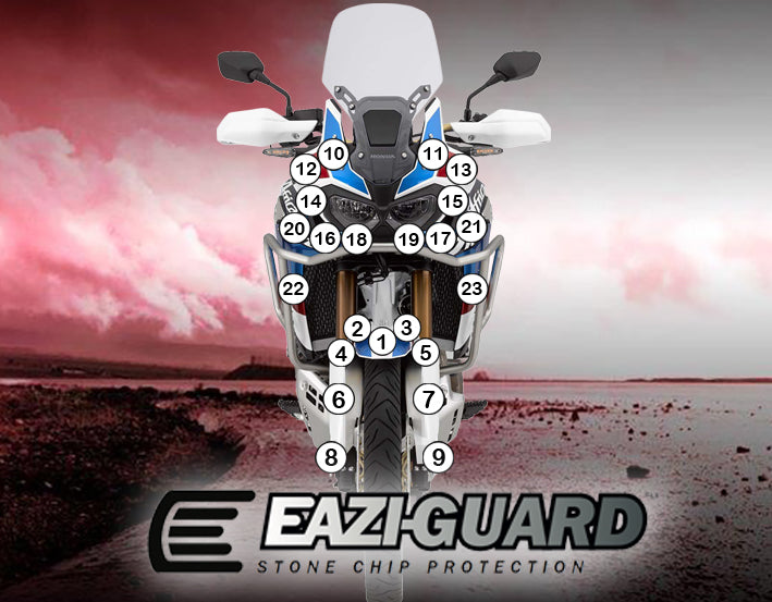 Eazi-Grip Paint Protection Film for Honda Africa Twin Adventure Sports, gloss