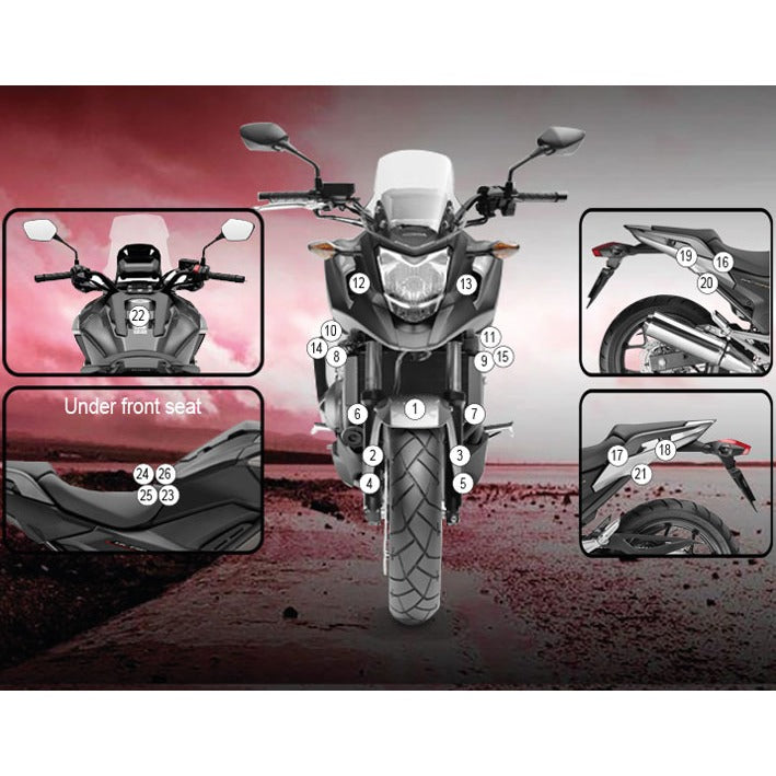Eazi-Grip Paint Protection Film for Honda NC750X, matte