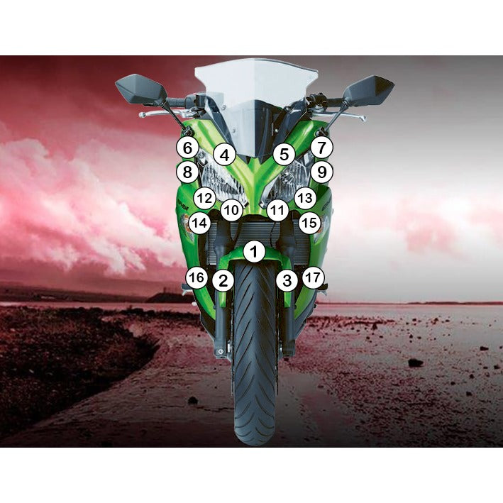 Eazi-Grip Paint Protection Film for Kawasaki Ninja 650, gloss