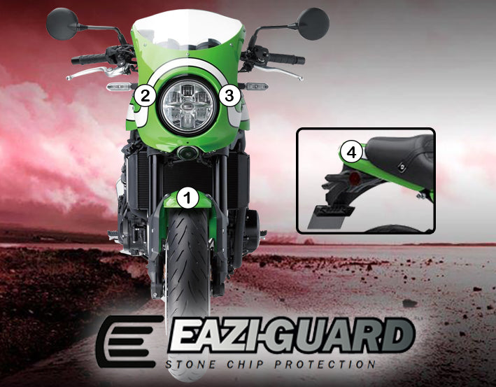 Eazi-Grip Paint Protection Film for Kawasaki Z900RS Cafe, matte
