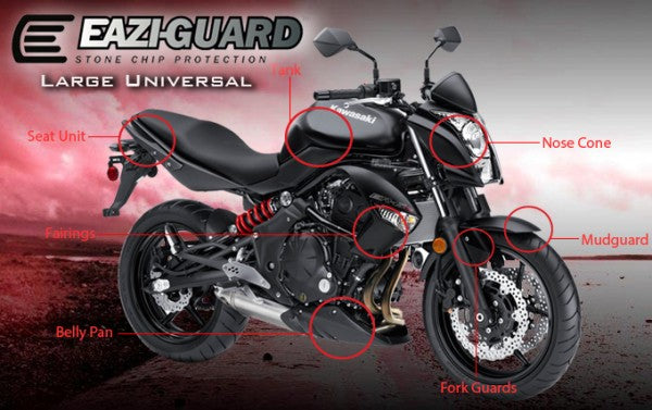 Eazi-Grip Paint Protection Film, Large DIY-cut Universal Kit, gloss
