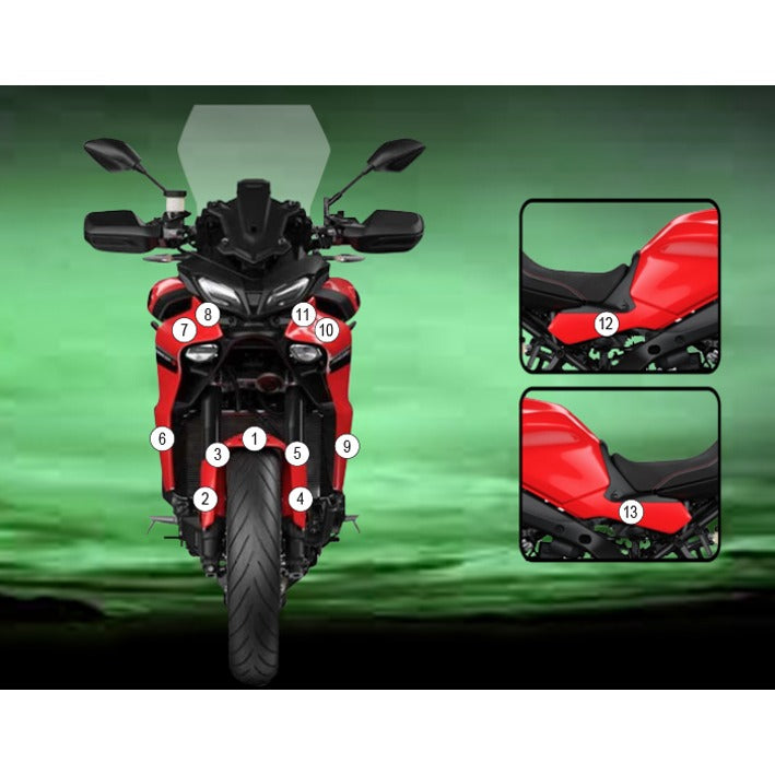 Eazi-Grip Paint Protection Film for Yamaha Tracer 9, gloss