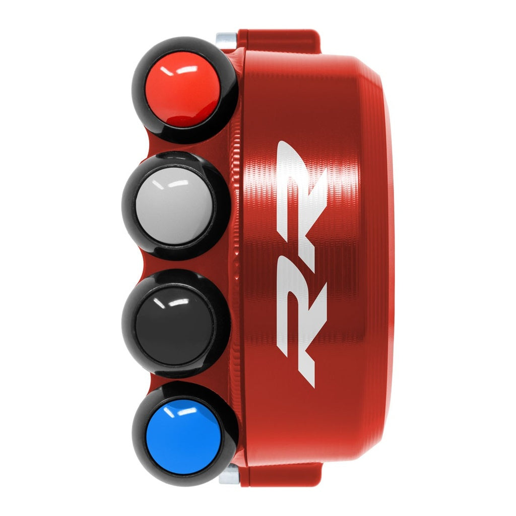 Jetprime Throttle Cover with Race Handlebar Switch for BMW S 1000 RR, red