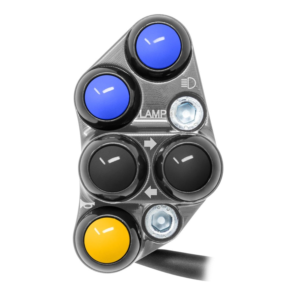 Jetprime LHS Handlebar Switch for Yamaha YZF-R3, titanium