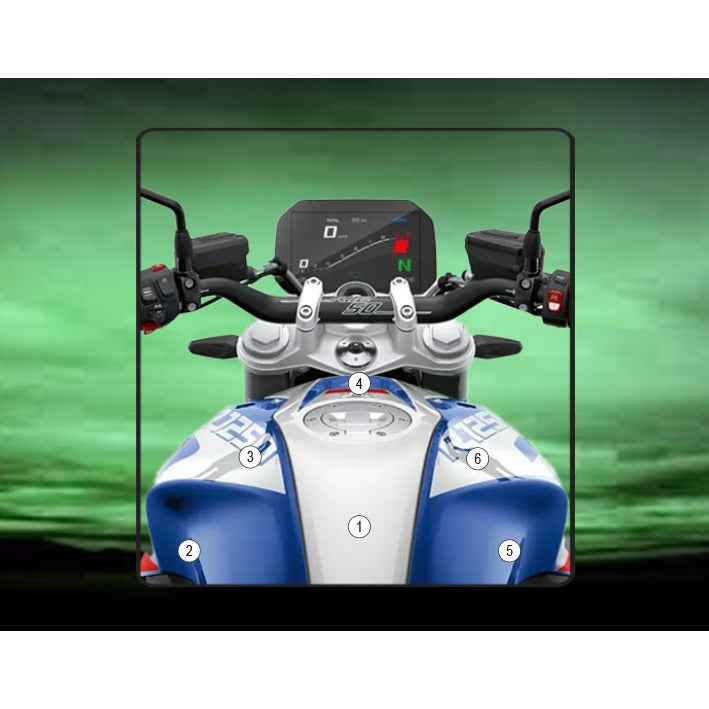 Eazi-Grip Tank Protection Film for BMW R1250R, matte