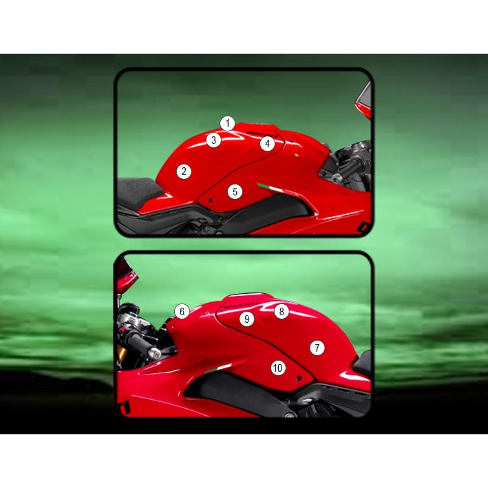Eazi-Grip Tank Protection Film for Ducati Panigale Streetfighter V4, matte
