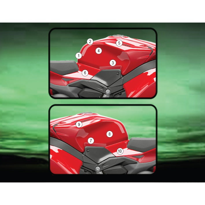 Eazi-Grip Tank Protection Film for Ducati Panigale Streetfighter V4, matte