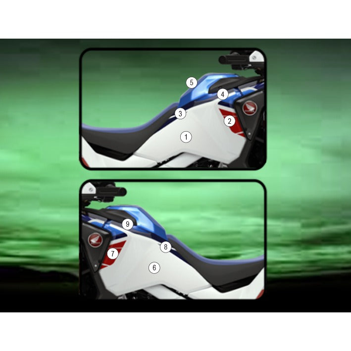 Eazi-Grip Tank Protection Film for Honda Africa Twin Adventure Sports, matte
