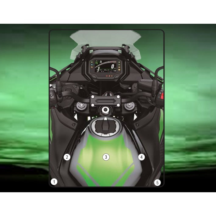 Eazi-Grip Tank Protection Film for Kawasaki Versys 650, matte