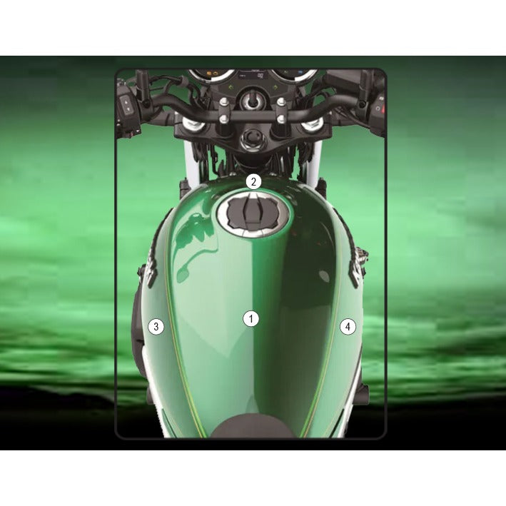 Eazi-Grip Tank Protection Film for Kawasaki Z650RS, matte